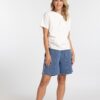 Mossy Rouched Tee - white - Thumbnail Image 2