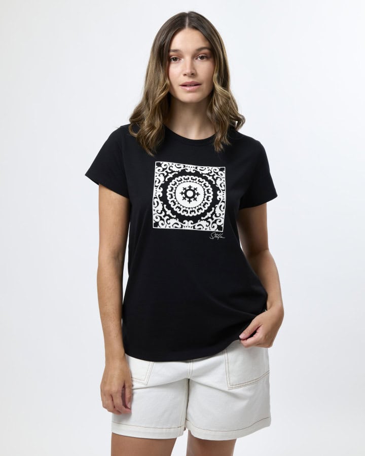Classic Tee Black - Onyx Patch - Image 1