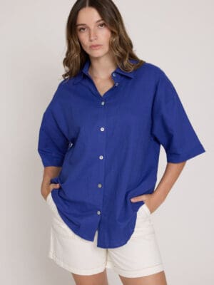 Lucinda Shirt - Surf Blue