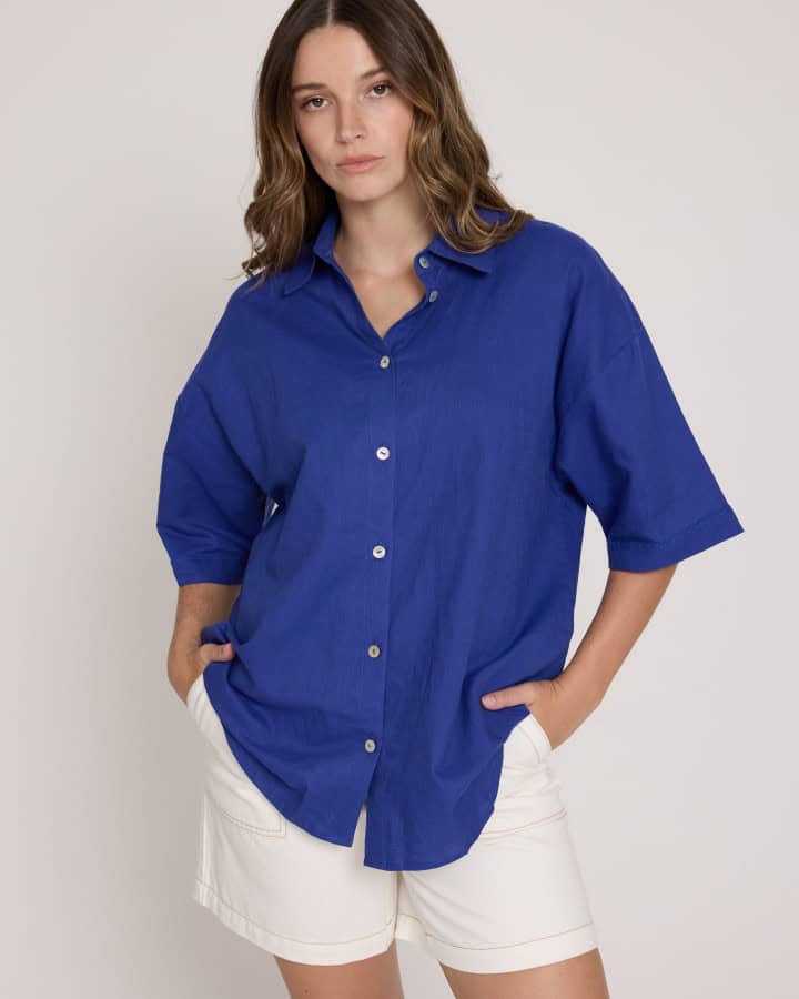 Lucinda Shirt - Surf Blue - Image 1