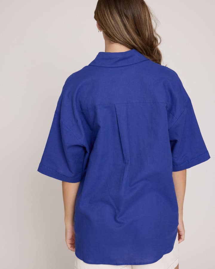 Lucinda Shirt - Surf Blue - Image 3