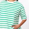 Porter Tee Stripe - Emerald - Thumbnail Image 3
