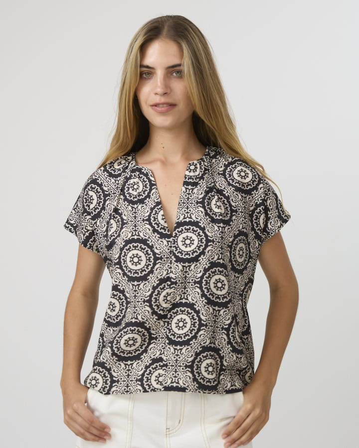 Sarbina Blouse - Onyx - Image 1