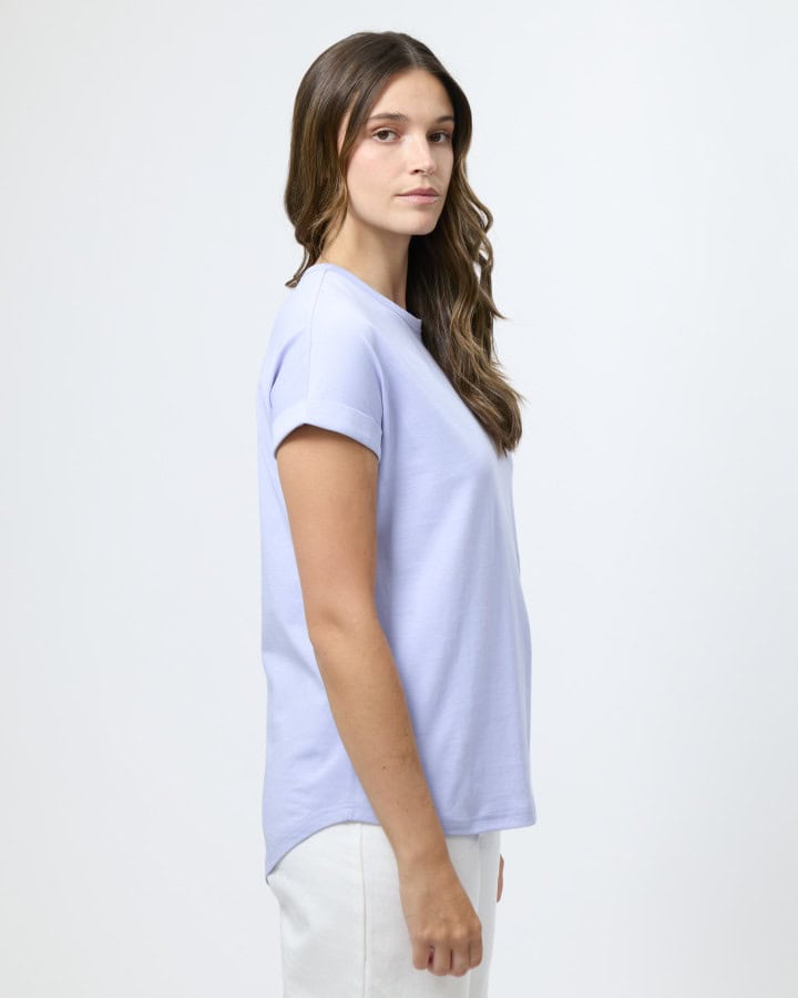 Soho Cuff Tee Lavender Ice Small Rotation - Image 2