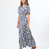 Vittoria Dress - Indigo Geo - Thumbnail Image 2