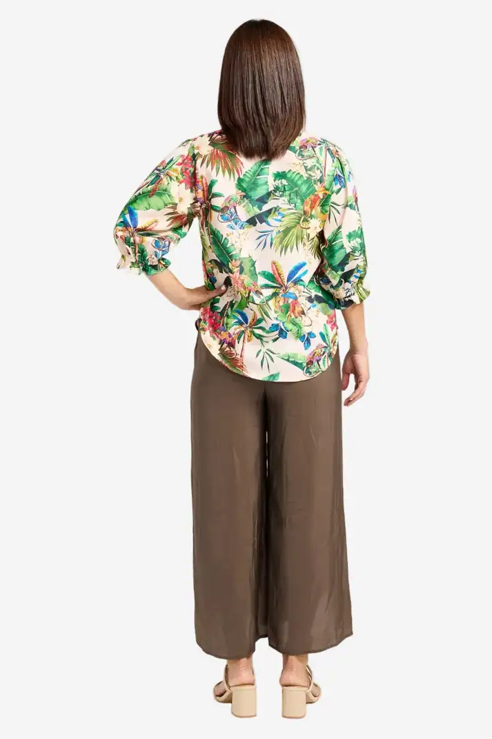 Seduce Tessa Blouse - Jungle - Image 2
