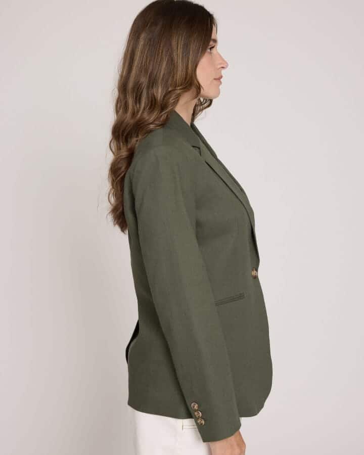 Aria Blazer - Khaki - Image 3