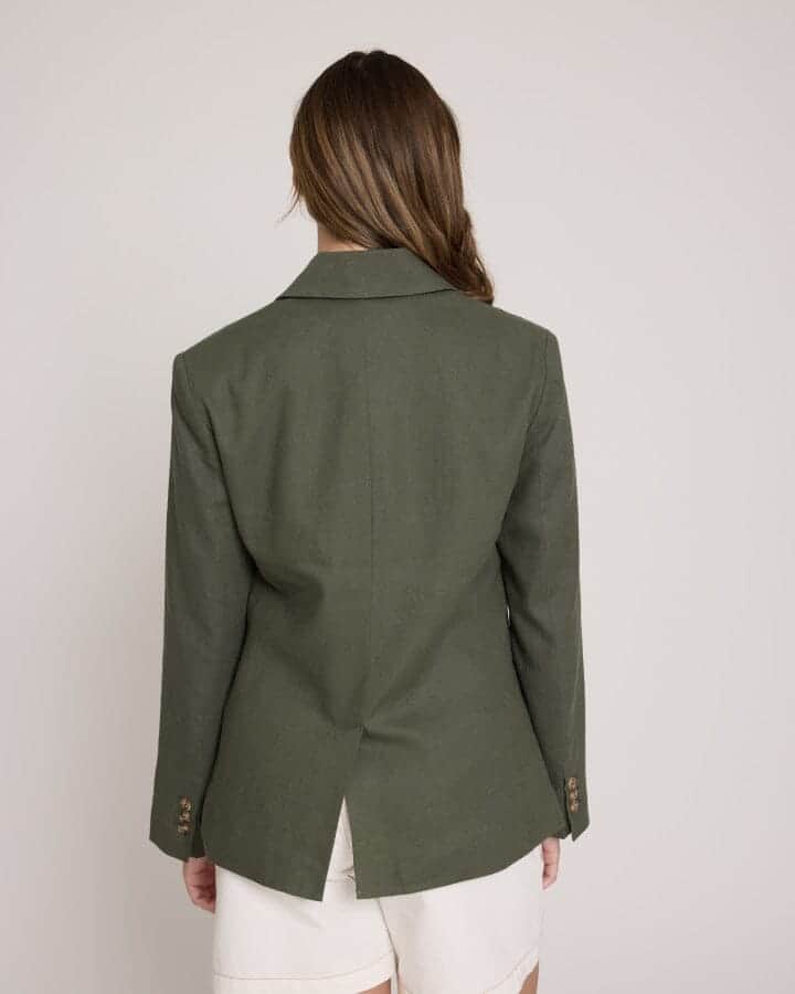 Aria Blazer - Khaki - Image 4