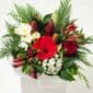 Hamilton flowers delivery: red flower box from Expressions florist