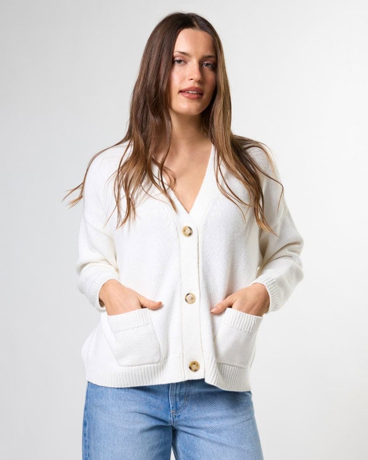 Winter fashion 2026: pearl cardigan layered for winter at Expressions Cambridge